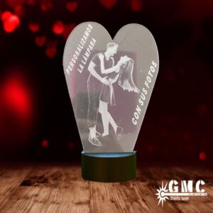 led corazon san valentin