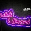 neon cocktails and dreams