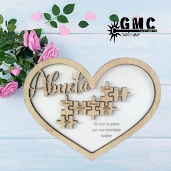 Decoracion puzzle especial dia de la madre